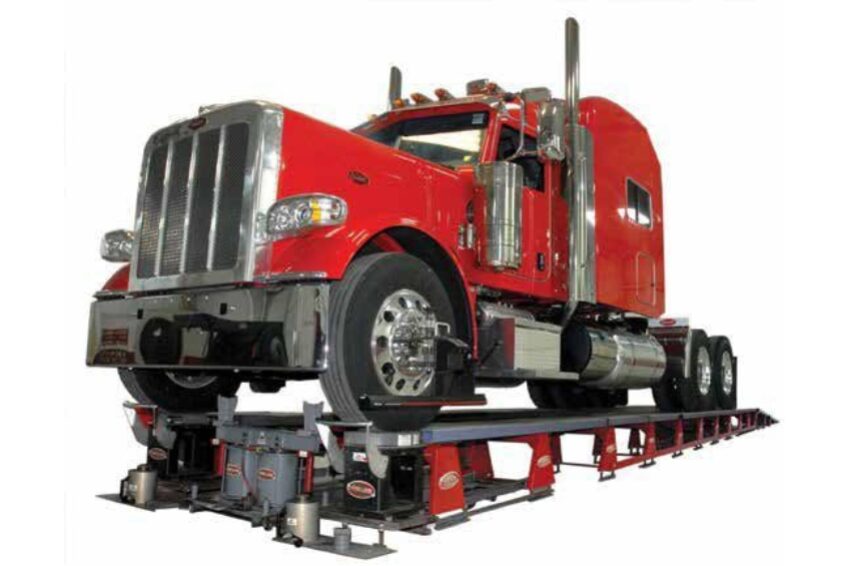 Equipamiento para talleres de camiones tractocamiones y transporte pesado